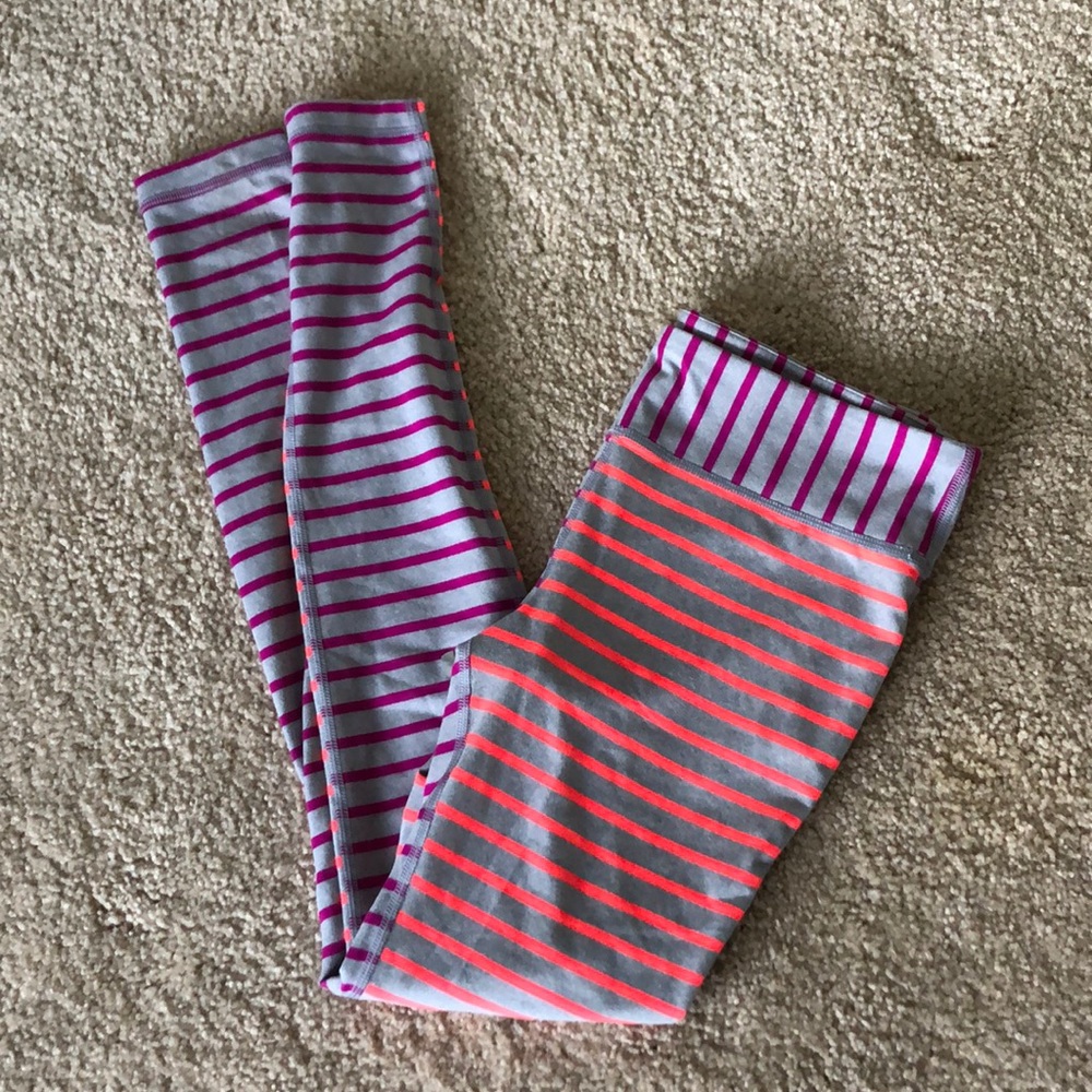 UA striped leggings